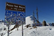 Sulle nevi del PASSO SAN MARCO e di CIMA VALLE ad anello il 23 genn. 2020 - FOTOGALLERY"